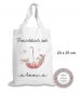 Preview: zuckersüße Freundebuchtasche Tasche Hase (personalisiert) Freund Kindergarten Schule Wunschname KITA Kindergarten Einschulung Lüttentüddel®